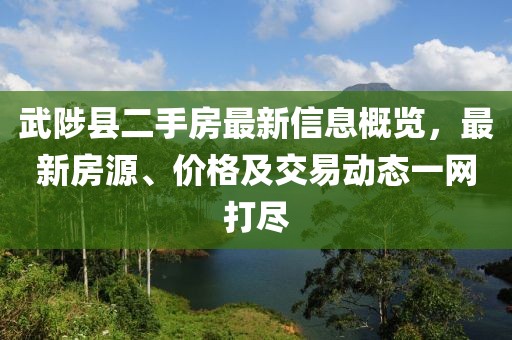 武陟縣二手房最新信息概覽，最新房源、價(jià)格及交易動(dòng)態(tài)一網(wǎng)打盡