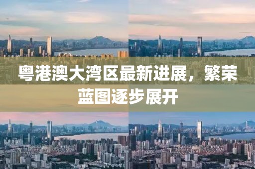 粵港澳大灣區(qū)最新進(jìn)展，繁榮藍(lán)圖逐步展開