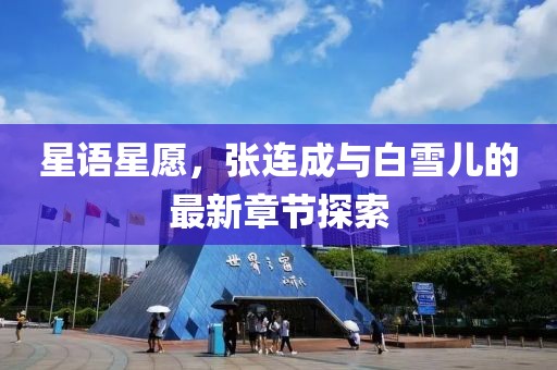 星語(yǔ)星愿，張連成與白雪兒的最新章節(jié)探索