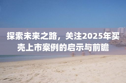 探索未來之路，關(guān)注2025年買殼上市案例的啟示與前瞻