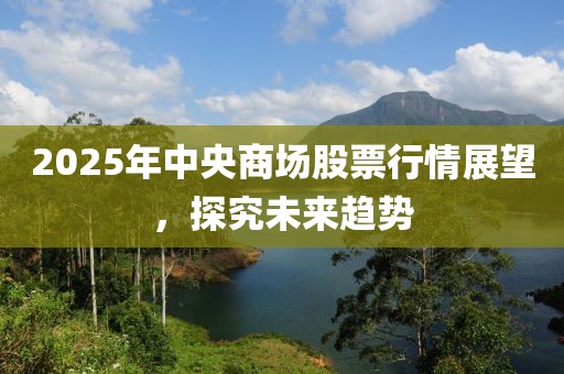 2025年中央商場(chǎng)股票行情展望，探究未來趨勢(shì)