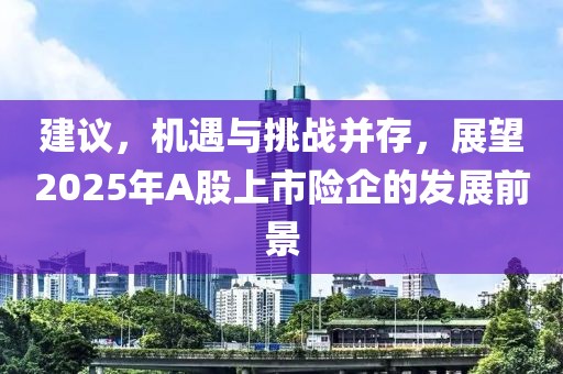 建議，機(jī)遇與挑戰(zhàn)并存，展望2025年A股上市險企的發(fā)展前景