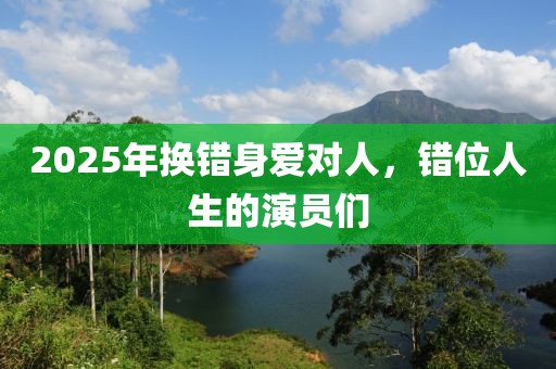 2025年換錯身愛對人，錯位人生的演員們