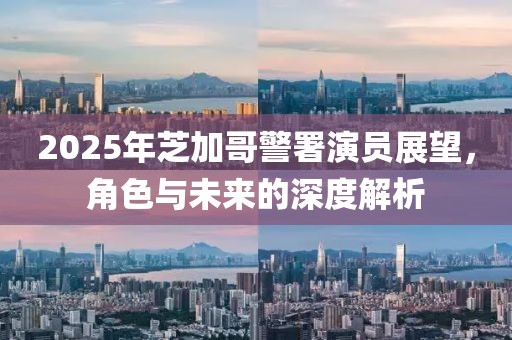 2025年芝加哥警署演員展望，角色與未來的深度解析