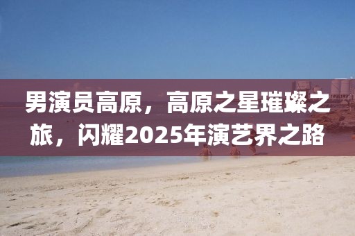 男演員高原，高原之星璀璨之旅，閃耀2025年演藝界之路