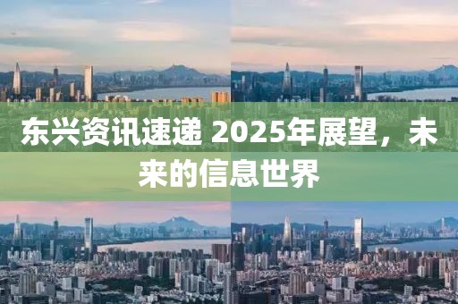 東興資訊速遞 2025年展望，未來的信息世界