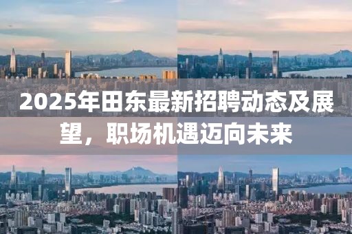 2025年田東最新招聘動態(tài)及展望，職場機遇邁向未來