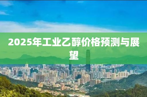 2025年工業(yè)乙醇價格預(yù)測與展望