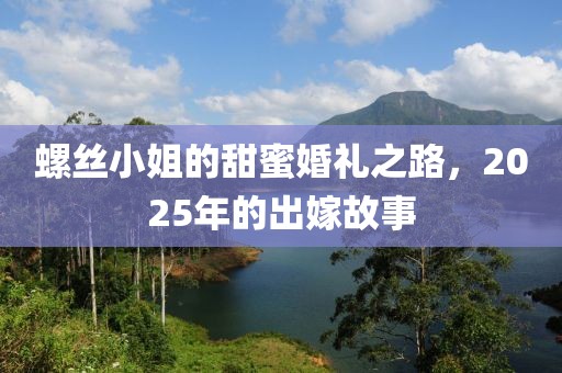 螺絲小姐的甜蜜婚禮之路，2025年的出嫁故事