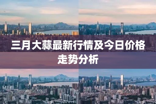 三月大蒜最新行情及今日價格走勢分析