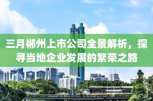 三月郴州上市公司全景解析，探尋當(dāng)?shù)仄髽I(yè)發(fā)展的繁榮之路