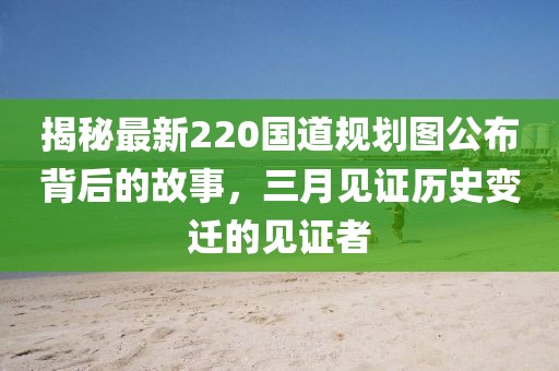 揭秘最新220國道規(guī)劃圖公布背后的故事，三月見證歷史變遷的見證者