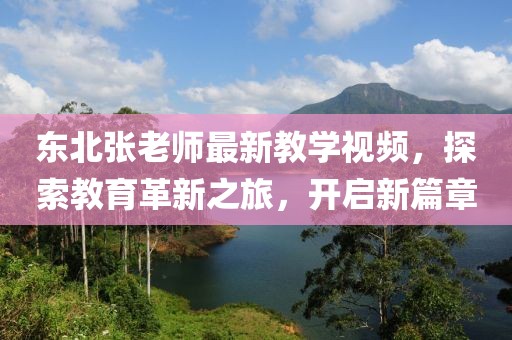 東北張老師最新教學(xué)視頻，探索教育革新之旅，開啟新篇章