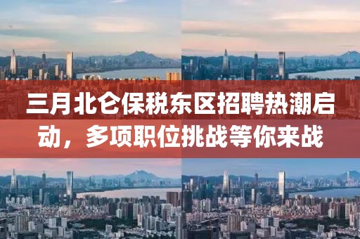 三月北侖保稅東區(qū)招聘熱潮啟動(dòng)，多項(xiàng)職位挑戰(zhàn)等你來(lái)戰(zhàn)
