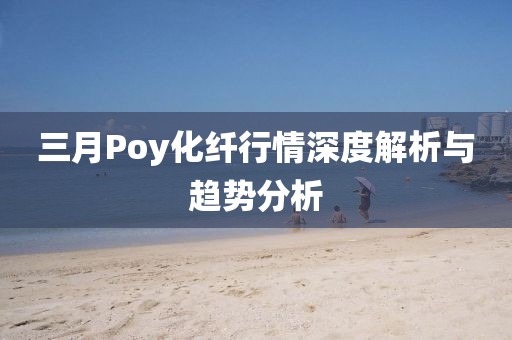 三月Poy化纖行情深度解析與趨勢(shì)分析