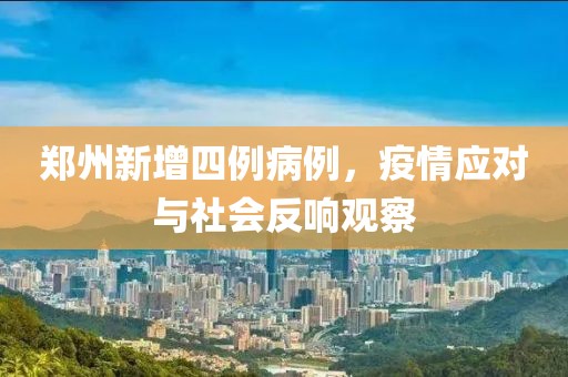 鄭州新增四例病例，疫情應(yīng)對(duì)與社會(huì)反響觀察