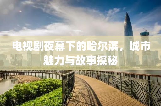 電視劇夜幕下的哈爾濱，城市魅力與故事探秘