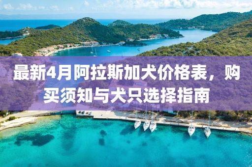 最新4月阿拉斯加犬價(jià)格表，購買須知與犬只選擇指南