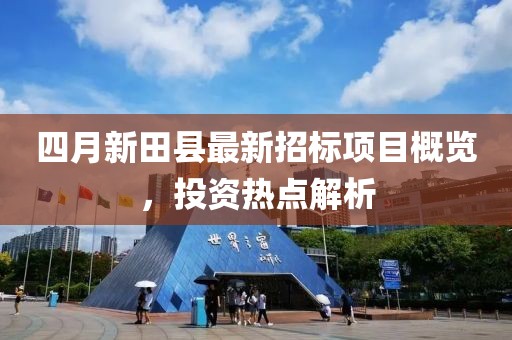 四月新田縣最新招標(biāo)項(xiàng)目概覽，投資熱點(diǎn)解析