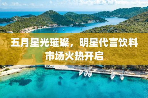 五月星光璀璨，明星代言飲料市場火熱開啟