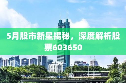 5月股市新星揭秘，深度解析股票603650