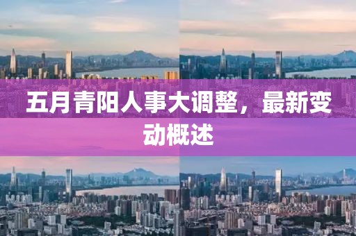 五月青陽人事大調整，最新變動概述