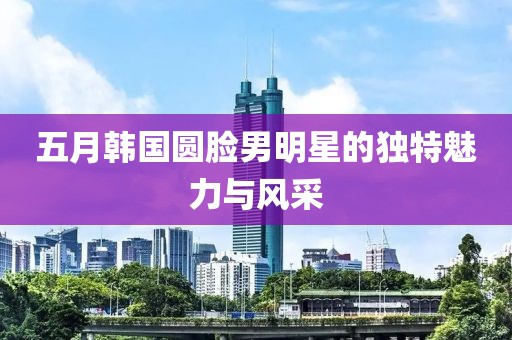 五月韓國圓臉男明星的獨特魅力與風(fēng)采