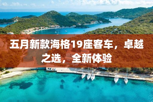 五月新款海格19座客車，卓越之選，全新體驗