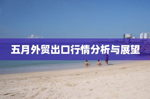 五月外貿(mào)出口行情分析與展望