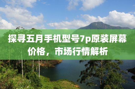 探尋五月手機型號7p原裝屏幕價格，市場行情解析