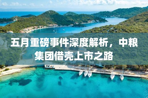 五月重磅事件深度解析，中糧集團借殼上市之路