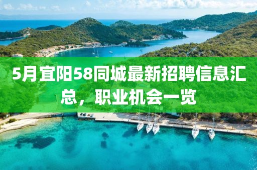 5月宜陽58同城最新招聘信息匯總，職業(yè)機(jī)會一覽