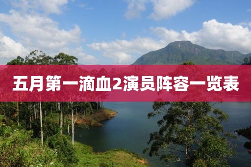 五月第一滴血2演員陣容一覽表