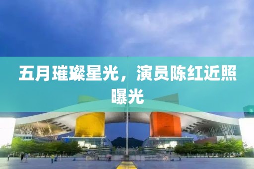 五月璀璨星光，演員陳紅近照曝光