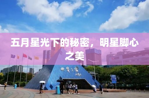 五月星光下的秘密，明星腳心之美