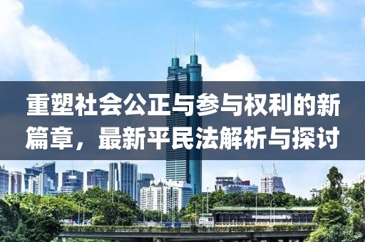 重塑社會公正與參與權(quán)利的新篇章，最新平民法解析與探討