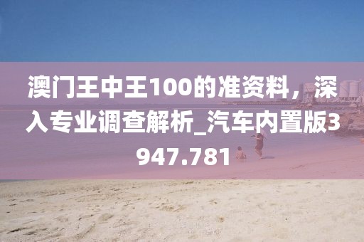 澳門王中王100的準(zhǔn)資料，深入專業(yè)調(diào)查解析_汽車內(nèi)置版3947.781