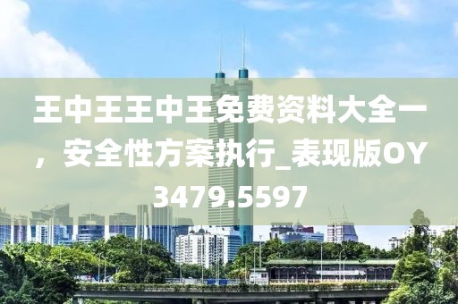 王中王王中王免費資料大全一，安全性方案執(zhí)行_表現(xiàn)版OY3479.5597