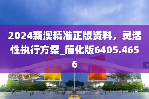 2024新澳精準(zhǔn)正版資料，靈活性執(zhí)行方案_簡化版6405.4656