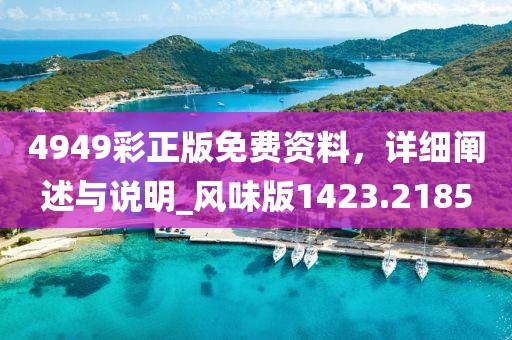 4949彩正版免費(fèi)資料，詳細(xì)闡述與說(shuō)明_風(fēng)味版1423.2185