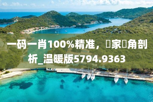 一碼一肖100%精準，專家視角剖析_溫暖版5794.9363