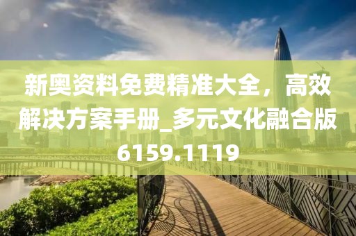 新奧資料免費(fèi)精準(zhǔn)大全，高效解決方案手冊(cè)_多元文化融合版6159.1119