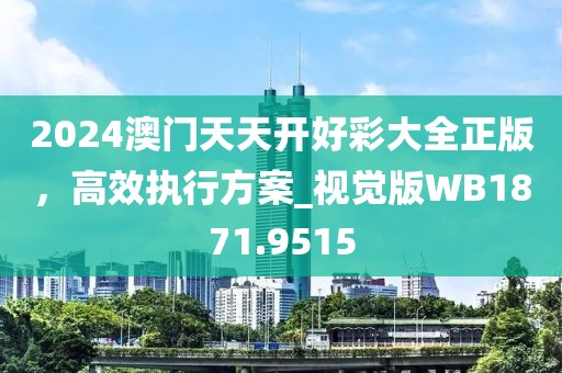 2024澳門天天開(kāi)好彩大全正版，高效執(zhí)行方案_視覺(jué)版WB1871.9515