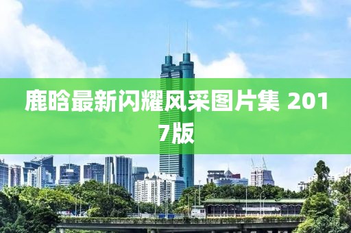 鹿晗最新閃耀風(fēng)采圖片集 2017版
