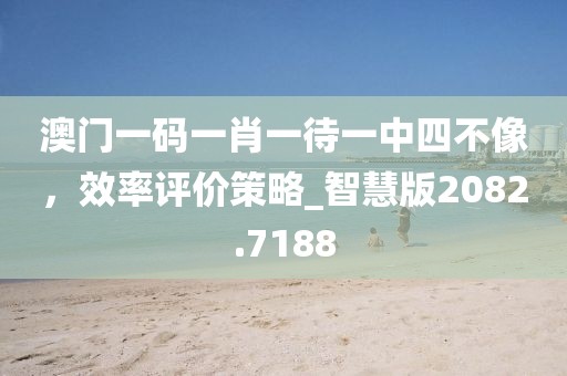 澳門一碼一肖一待一中四不像，效率評(píng)價(jià)策略_智慧版2082.7188