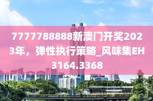7777788888新澳門開獎(jiǎng)2023年，彈性執(zhí)行策略_風(fēng)味集EH3164.3368