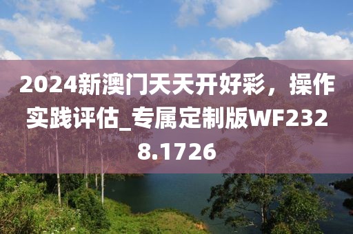 2024新澳門天天開好彩，操作實踐評估_專屬定制版WF2328.1726