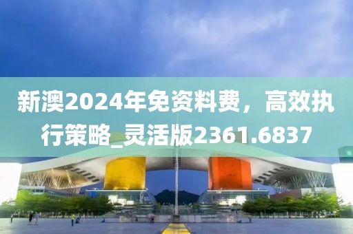新澳2024年免資料費(fèi)，高效執(zhí)行策略_靈活版2361.6837