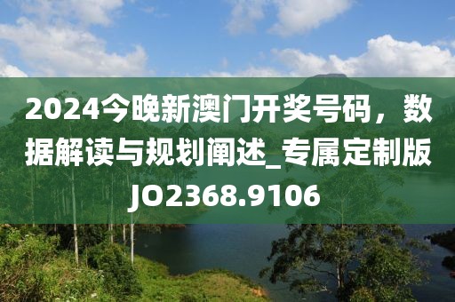2024今晚新澳門開獎號碼，數(shù)據(jù)解讀與規(guī)劃闡述_專屬定制版JO2368.9106