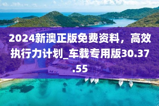 2024新澳正版免費(fèi)資料，高效執(zhí)行力計劃_車載專用版30.37.55